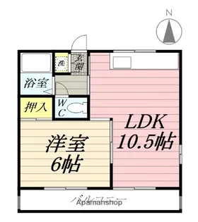 ファーストハイツ小園【2階】の間取り