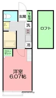 ブランノワールⅡ【2階】の間取り