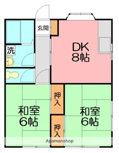 コーポ佐藤【2階】の間取り