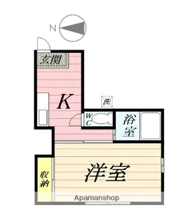 クロノス秦野【1階】の間取り