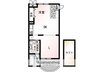 ポム・ドゥ・パン【3階】の間取り