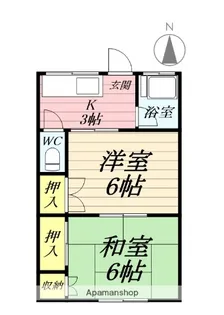 小柳荘【1階】の間取り