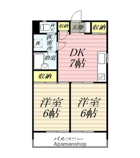 モンテブラン【2階】の間取り