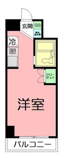エストレージャ湘南【613号室号室】の間取り
