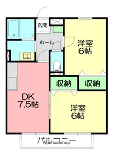 ノベルハイツⅠ【101号室】の間取り