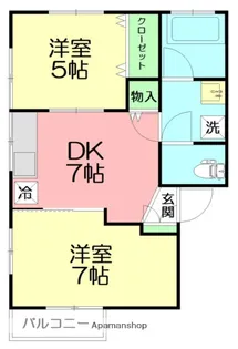 メゾンドキキ【2階】の間取り