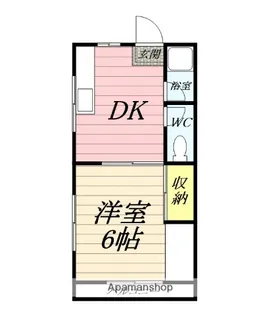 ハイツ茜【2階】の間取り