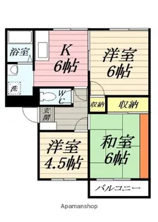 サニーエステート【2階】の間取り