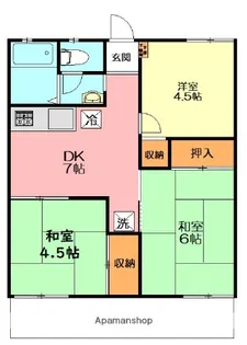 チェリーハイムⅠ【1階】の間取り