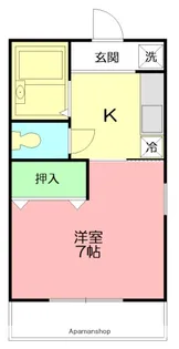 メルベーユ【1階】の間取り