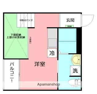 ミネルバ【204号室】の間取り