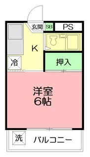 第一コーポナルセ【3階】の間取り