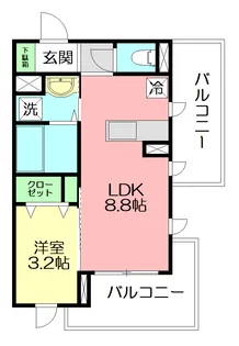 CONTRAIL 湘南【2階】の間取り