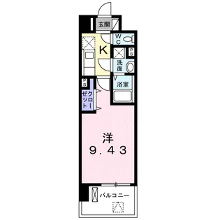 フィオーレ三の丸【1階】の間取り