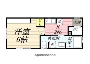 BASE扇町【2階】の間取り