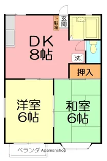 スリーオーク湘南A【2階】の間取り