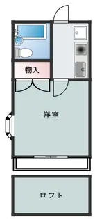 メモリアス大和【1階】の間取り