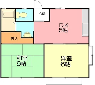 神奈川県小田原市清水新田【アパート】の間取り