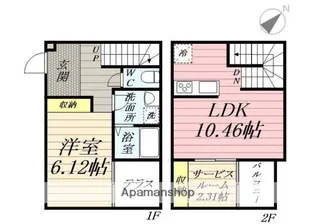 ビーバレーMV【1階】の間取り