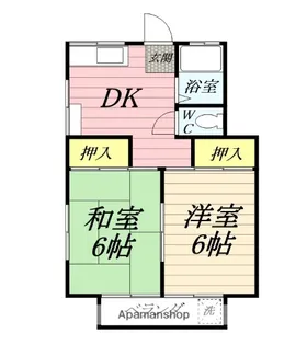 シャンティー湘南【2階】の間取り