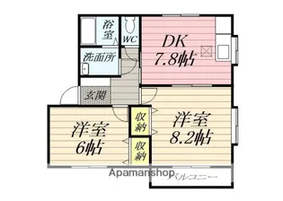 ベランジェール【1階】の間取り