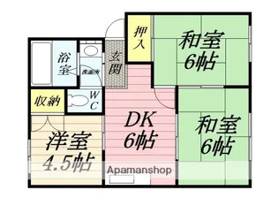 エレガントハイム【1階】の間取り