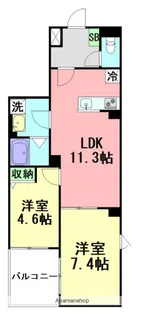 FELICE【2階】の間取り