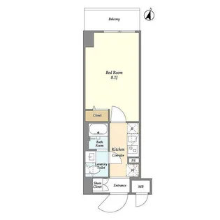 LIME RESIDENCE HIRATSUKA WEST【4階】の間取り