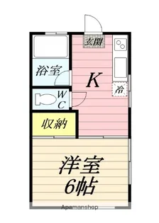 ルミエールB【1階】の間取り