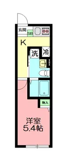 BAYMAISON湘南台【1階】の間取り