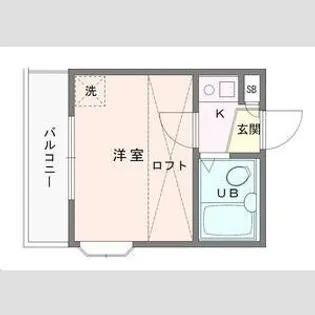 サーフ松風町【103号室】の間取り