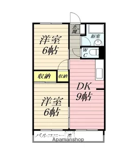 大雄山マンション【2階】の間取り