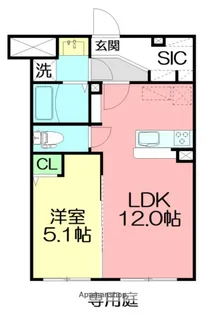 パーク喜平【1階】の間取り