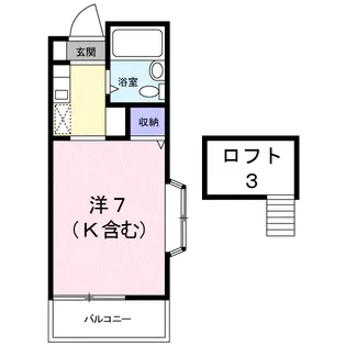 池田ハイツB【2階】の間取り