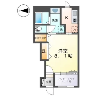 プルメリア【1階】の間取り