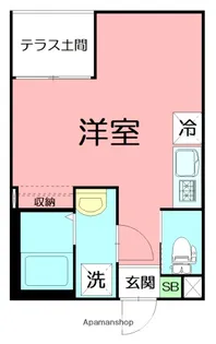 CASA COLLINA【1階】の間取り