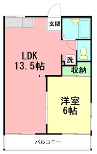 日の出ハイツ【2階】の間取り