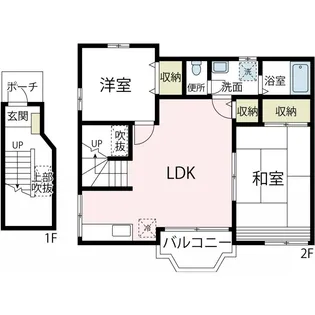 スウィートプレイス【203号室号室】の間取り