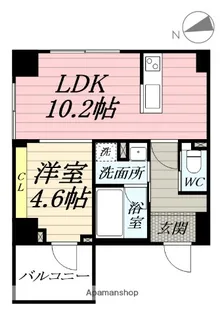 ルヴェール【7階】の間取り