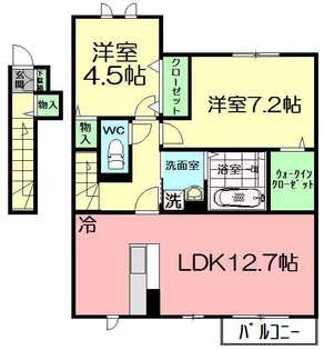 ルミエール鎌倉【2階】の間取り