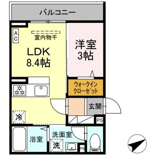 ウィステリア【2階】の間取り