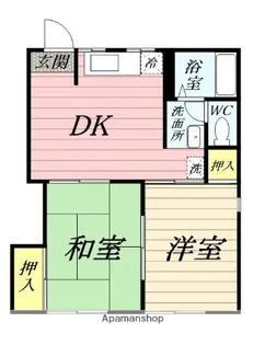 藤ハイツⅠ【1階】の間取り