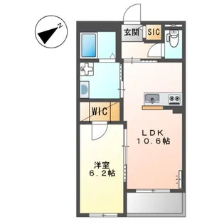 N’ S ARK(エヌズアーク)【3階】の間取り