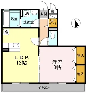 K・FINES A棟【3階】の間取り