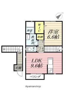 ハイツ花田【2階】の間取り