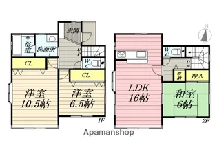 神奈川県南足柄市塚原【一戸建】の間取り