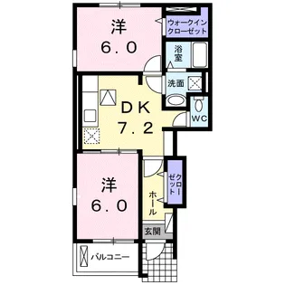 チチェローネ B【1階】の間取り