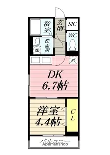 YOUTH VILLAGE北矢名【1階】の間取り