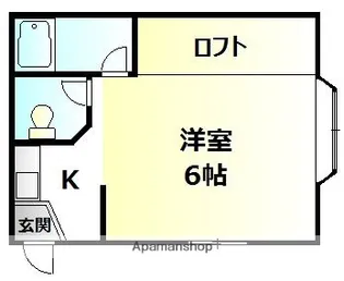 コーポ星野【1階】の間取り