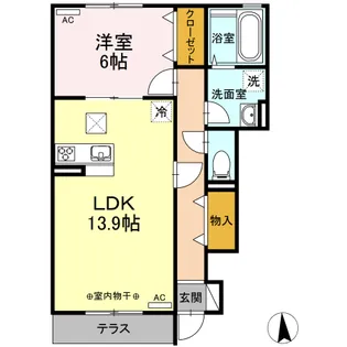 雅【1階】の間取り